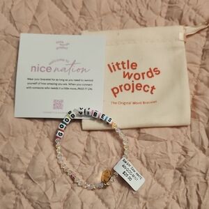 'Good Vibes' S/M Bracelet - Little Words Project